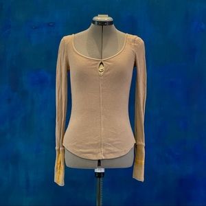 Free People Cuffed Longsleeve womens shirt, XS. LAST CALL